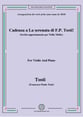 Cadenza a La serenata(Scritta appositamente per Nellie Melbe),for Violin and Piano P.O.D cover